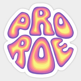 Pro Roe Sticker